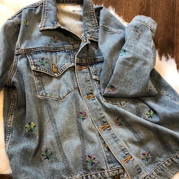 THE GREAT floral jean jacket - Picture 3 of 8